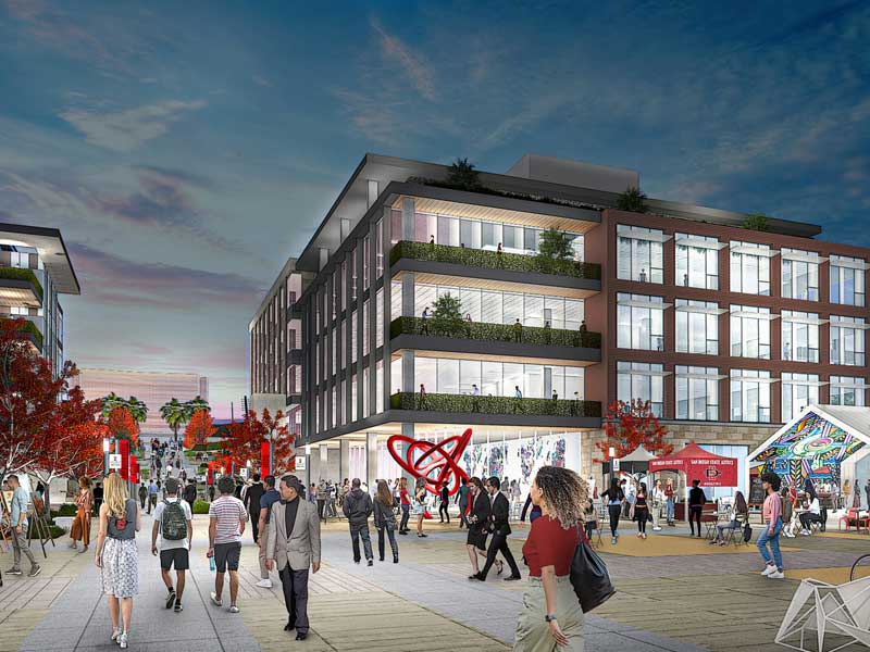 SDSU Innovation District Central Plaza